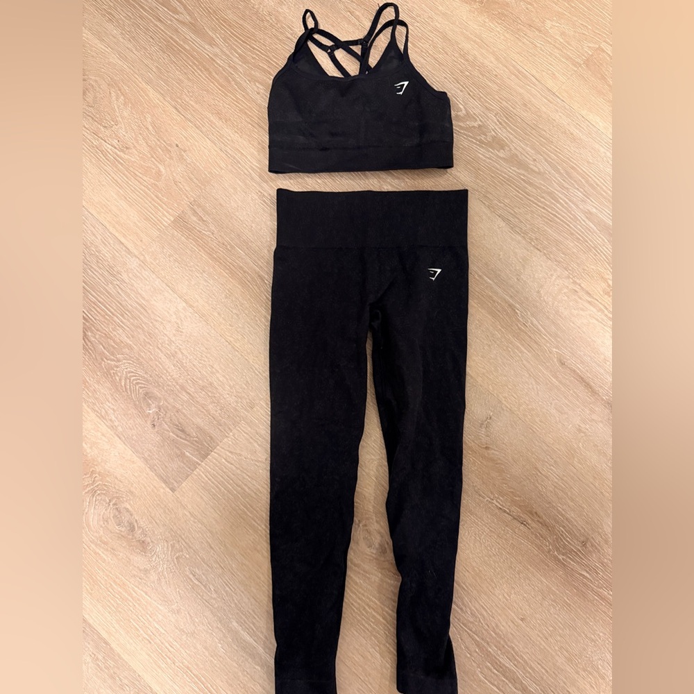 Gymshark Black Activewear Set